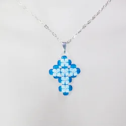 Pendant 45cm - Undine-Silver Chain - Pendant 45cm - Laiton argenté